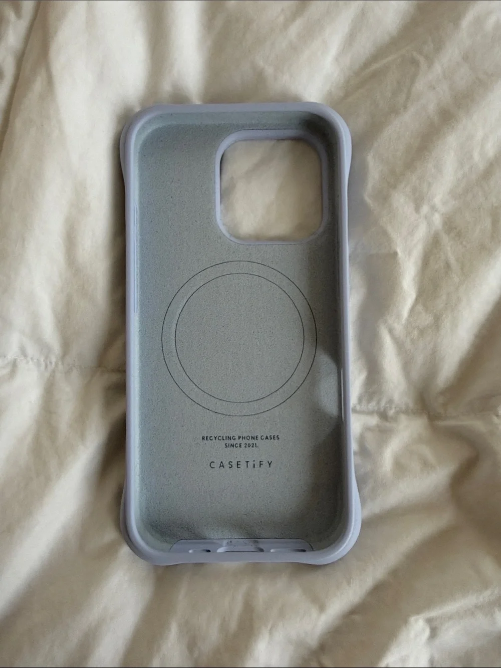 Casetify Ripple Soft Silicone iPhone Case - periwinkle